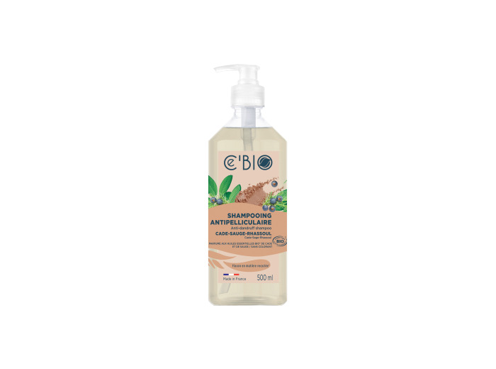 Shampoing antipelliculaire Cade Sauge Rhassoul 500ml