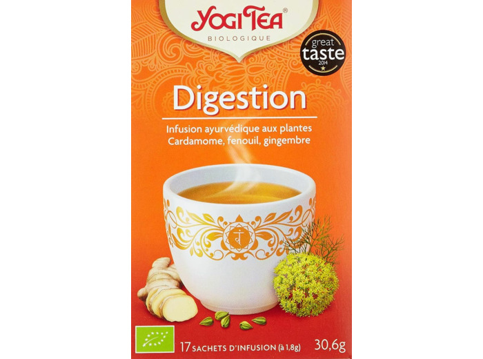 Tisane ayurveda digestion 17x1,8g Yogi Tea