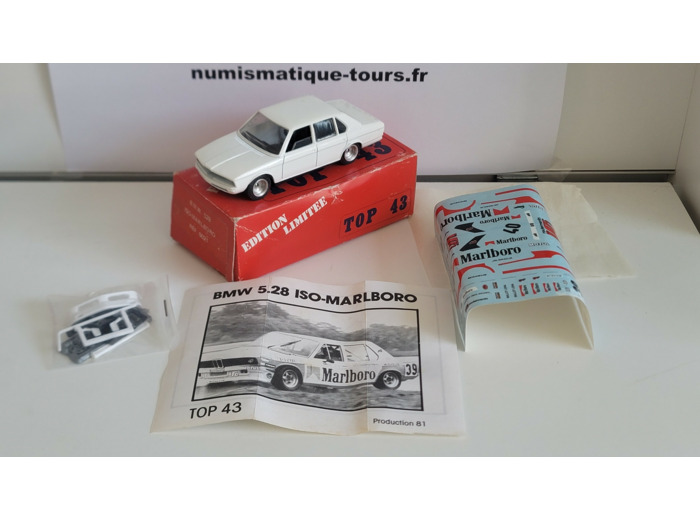 BMW 528 ISO-MARLBORO SOLIDO TOP 43 1/43 BOITE D'ORIGINE