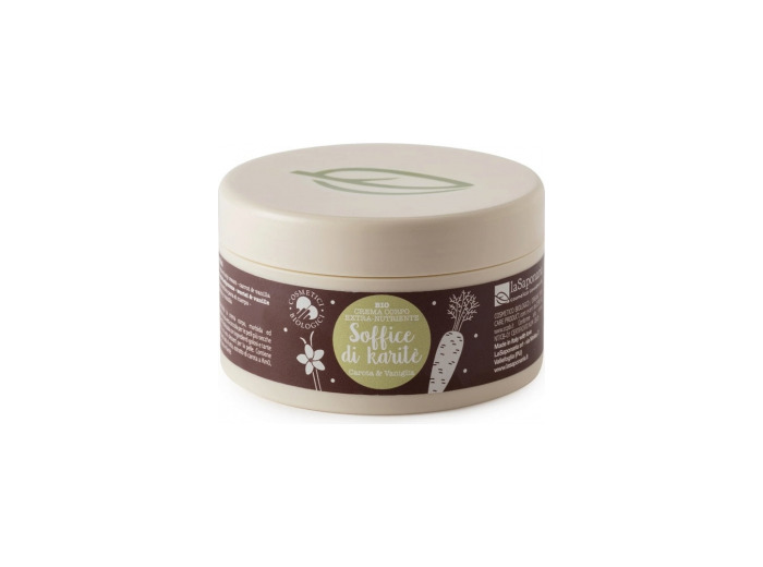 Crème Corporelle Extra Hydratante Carotte Vanille Soffice di Karité 200ml