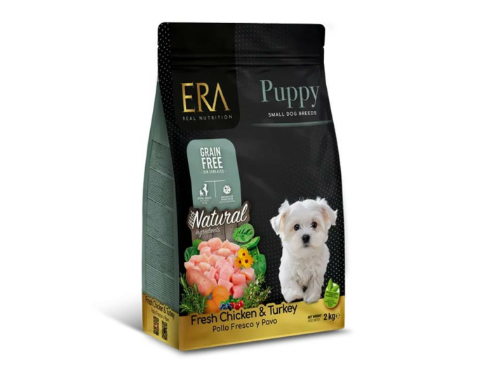 ERA Grain-Free Small Puppy, Poulet & Dinde - 2KG