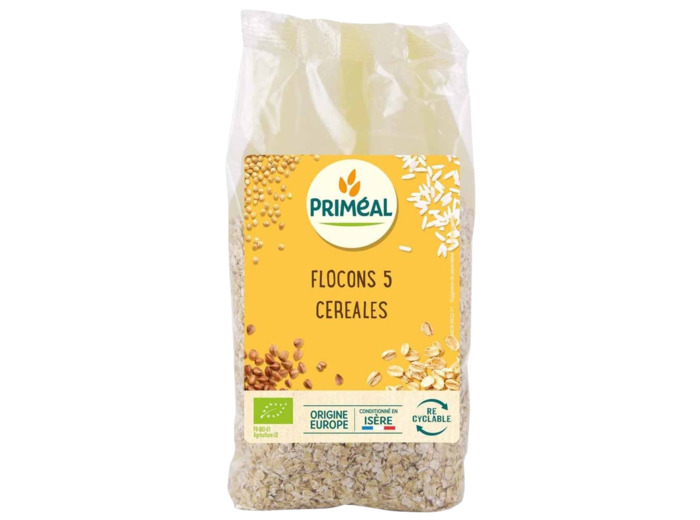 Flocons 5 Céréales Bio-500g-Priméal