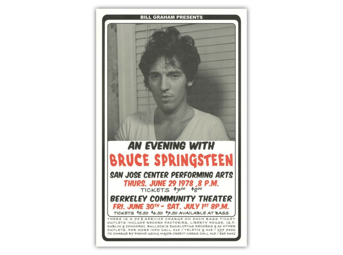 Affiche Bruce Springsteen