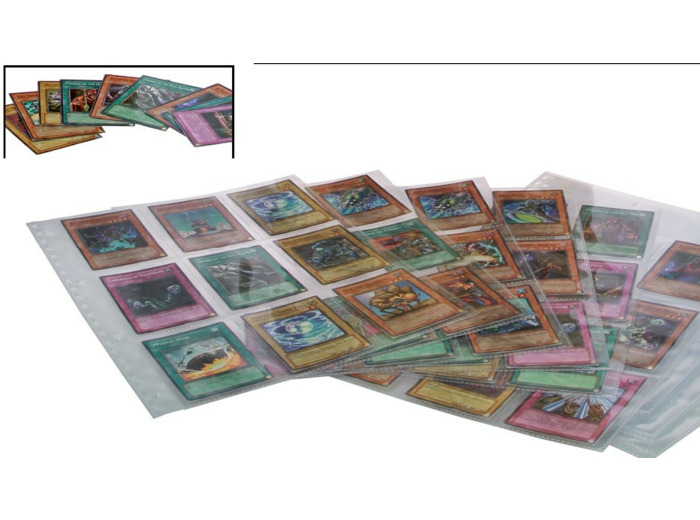 Recharge 15 pages pour cartes de jeu YuGiOh, Pokemon,etc... (safe)