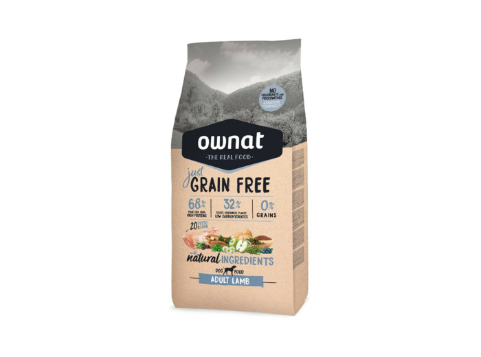 OWNAT GF Just Adult, Agneau - 14KG