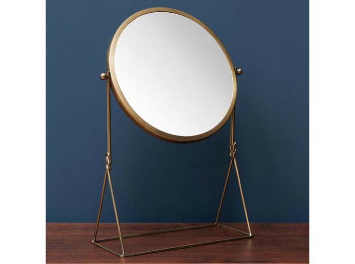 Miroir Pivotant à Poser Factory Laiton 17x40x59cm