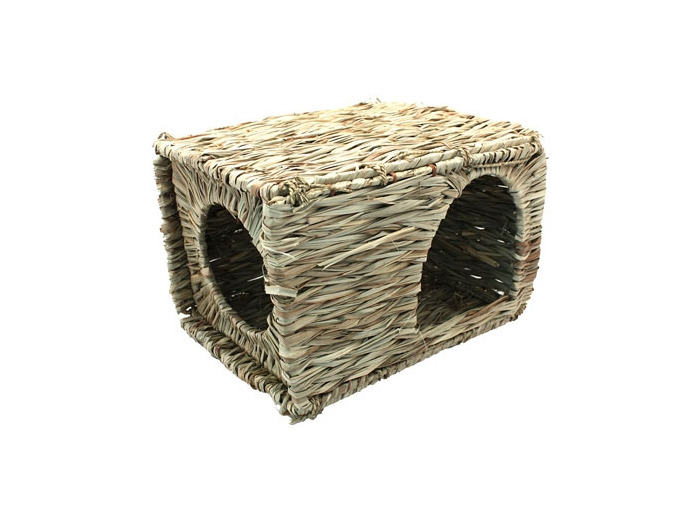 Maisonnette pour rongeurs en herbe 100% naturelle