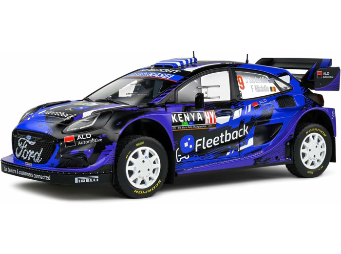 Solido 1:18 Ford Puma RALLY1 Hybrid Blue #9 SERDERIDIS/MICLOTTE Rally Kenya