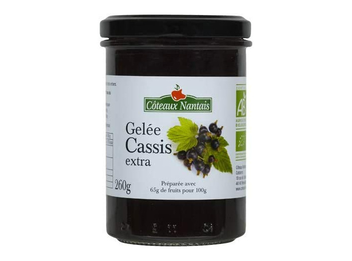 Gelee de cassis extra 260g Côteaux Nantais