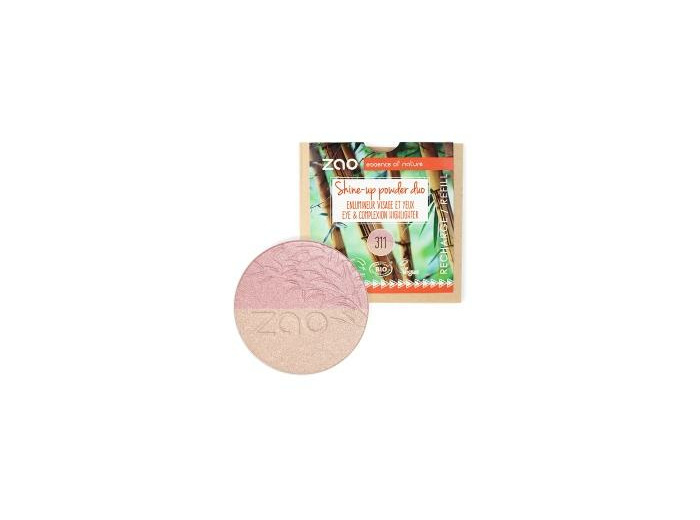 Recharge Shine up powder duo 311 Rose et Or-Zao Make up