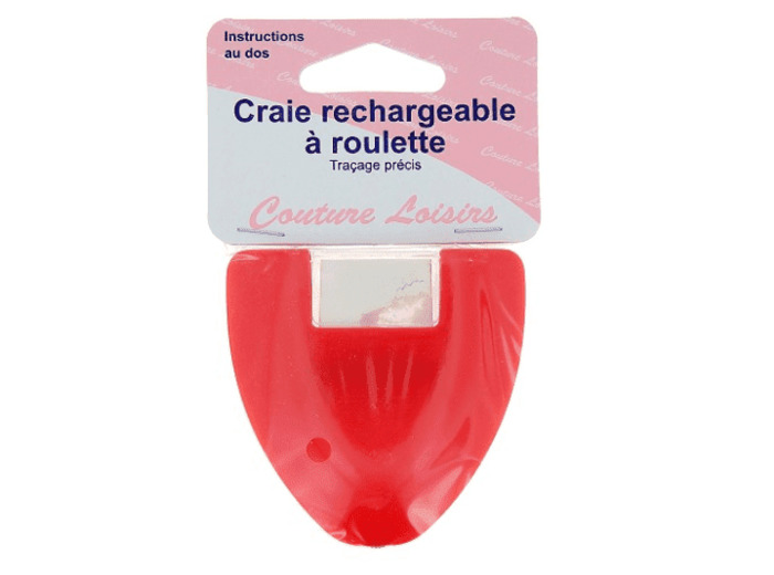 Craie triangle rechargeable rouge H244