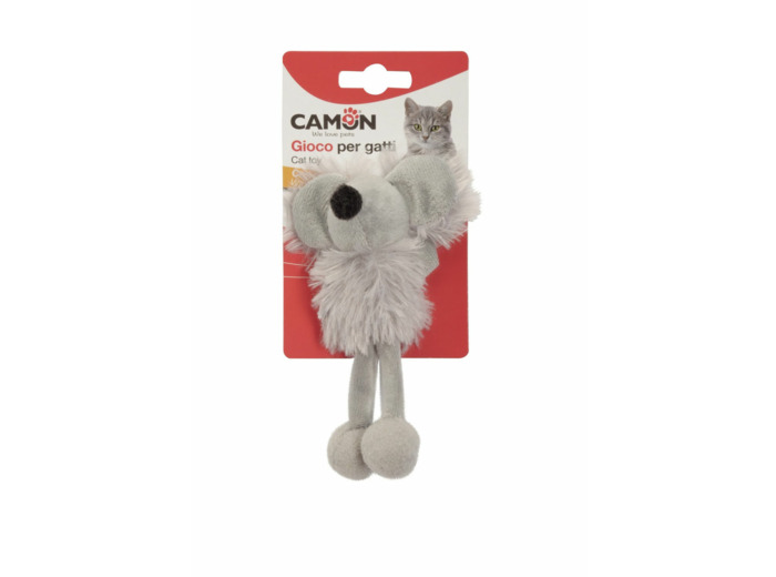 Jouet Peluche "Souris à grandes oreilles" pour chat - 13cm