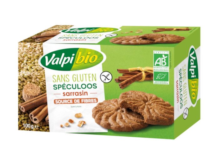 Spéculoos Sarrasin SANS GLUTEN-100g-Valpi Bio