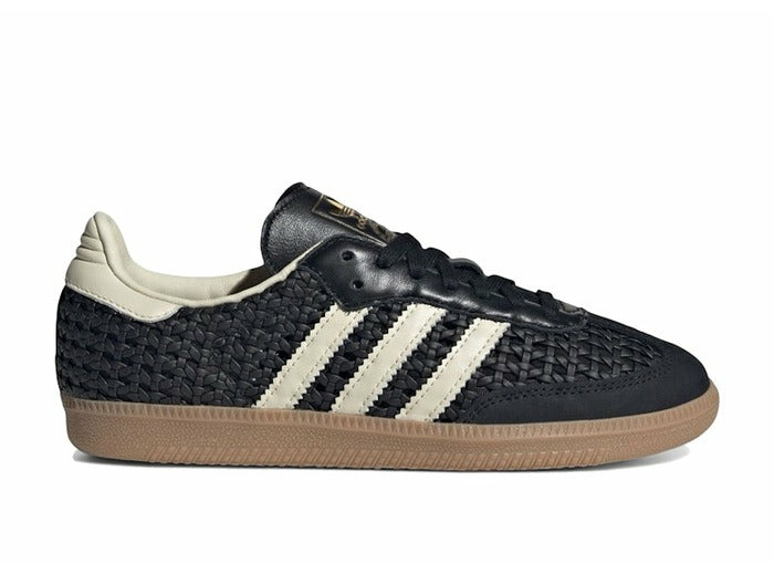 adidas Samba OG Basketweave Black Cream White (Femme)