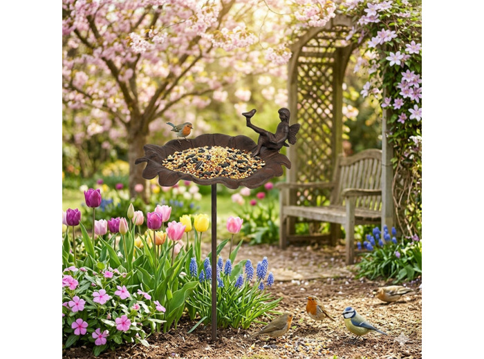 Mangeoire oiseaux Bain 30x110cm