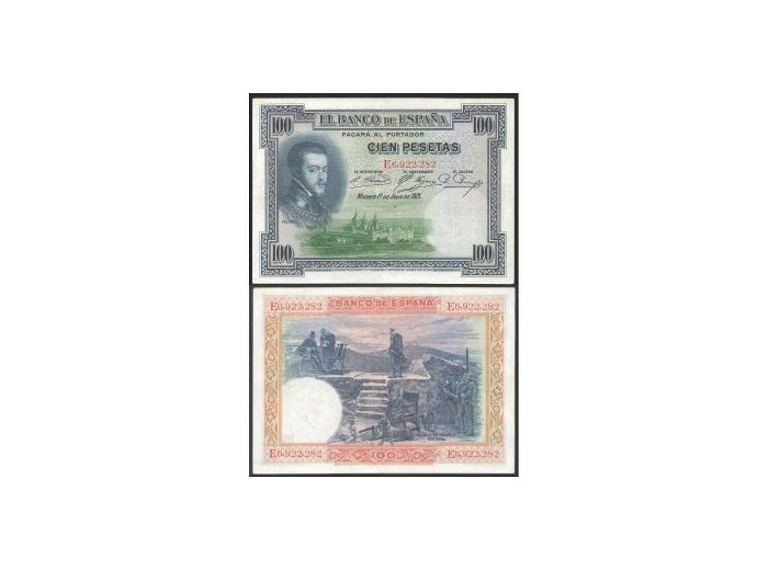 Espagne SPAIN 100 PESETAS 01/07/1925 TTB+