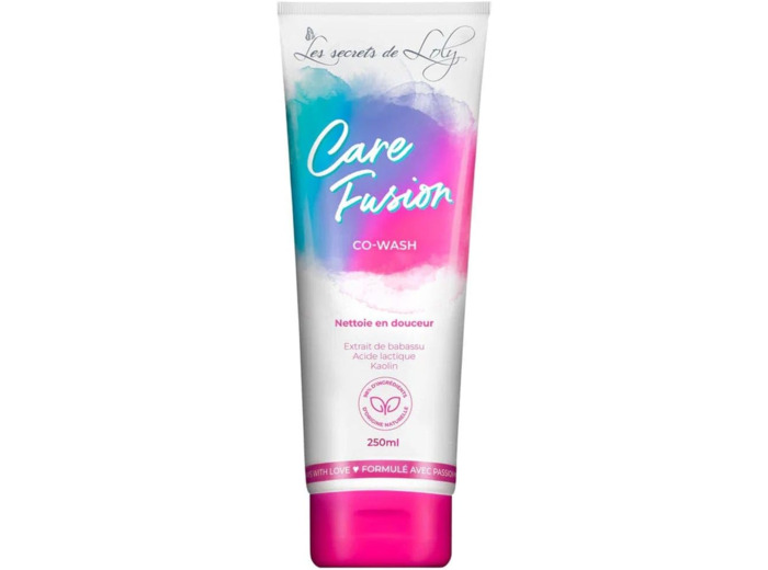 Les Secrets De Loly – Care Fusion – Shampooing Co-Wash Sans Sulfate – Soin Cheveux Hydratant – Formule Végane – 250ml
