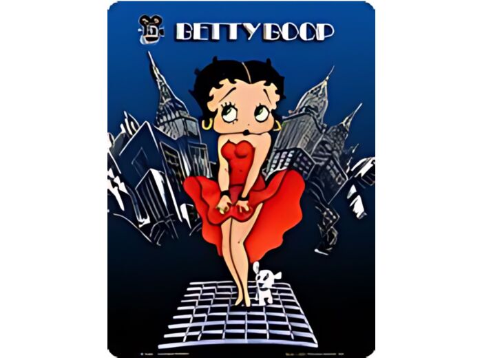 Plaque métal - Betty Boop Cinema Marilyn - 40 x 30 cm - Déco US et Pin-up