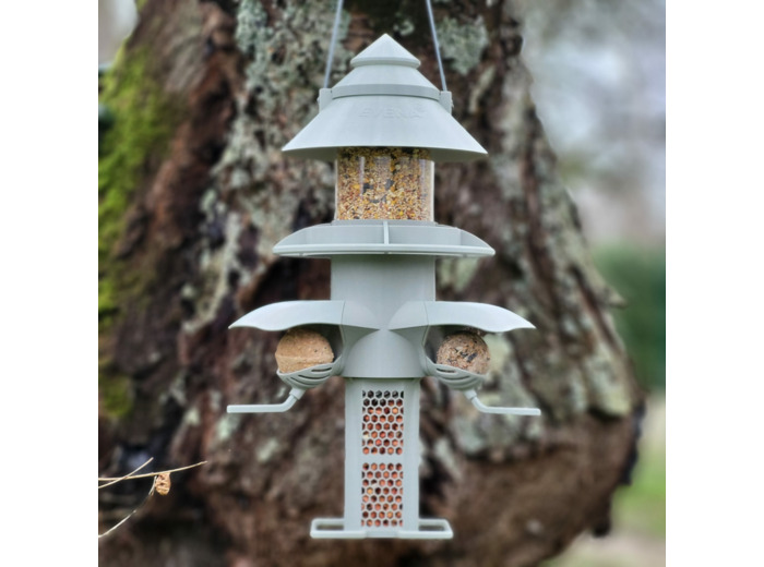 Mangeoire/Distributeur Oiseaux Sauvage Tour Céleste