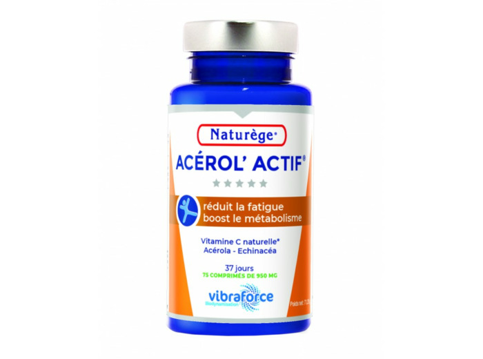 Acérol'Actif 950mg-75 comprimés-Naturège