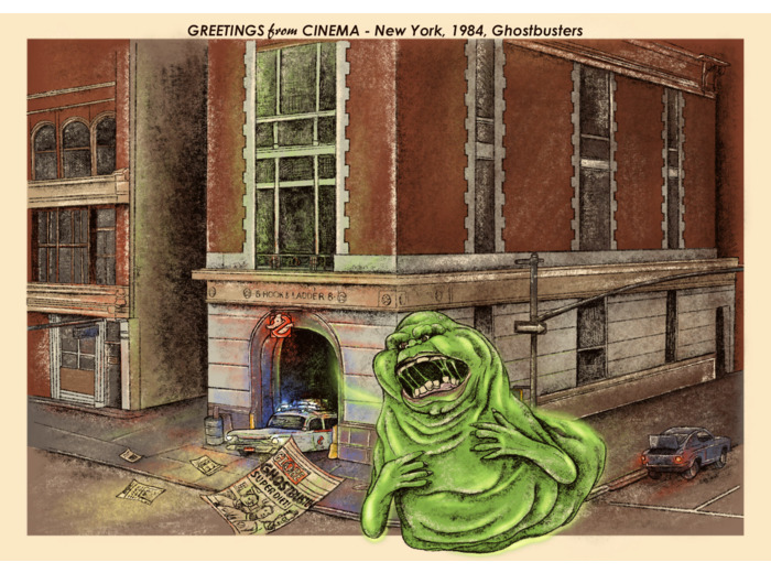 Carte Postale: New-York - 1984 - Ghostbusters