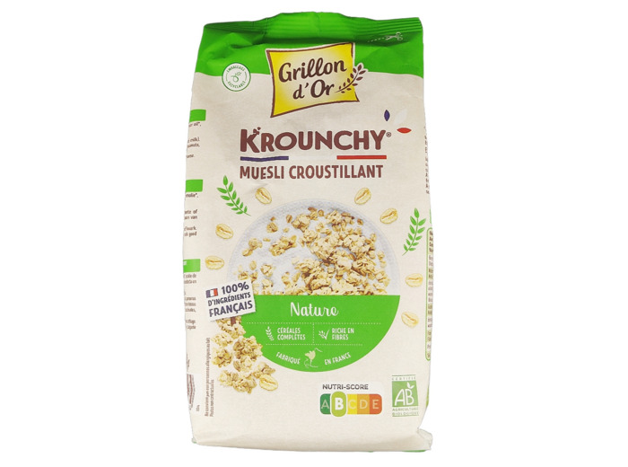 Krounchy Muesli Croustillant Nature 500g Bio