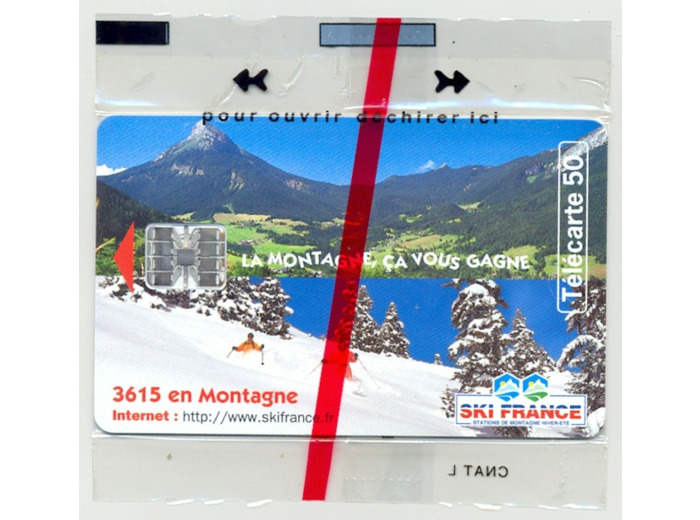 TELECARTE NSB 50 UNITES 04/97 SKI FRANCE F731
