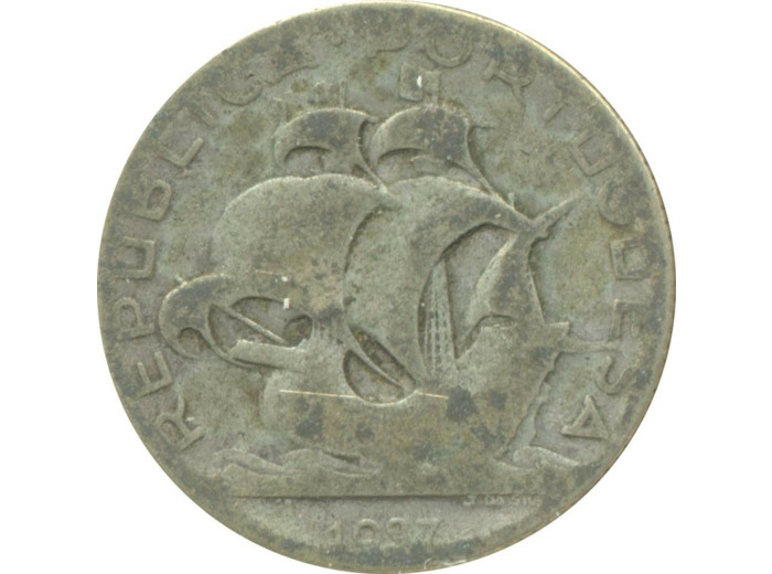 PORTUGAL 2.5 ESCUDOS 1937 TB-