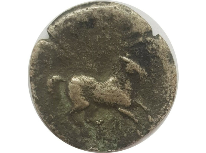 CARTHAGE (ZEUGITANE) 350-320 AVANT J.C BRONZE Æ15 1gr87