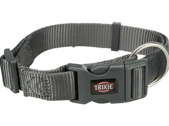 Collier en Nylon gris - 45/65cm