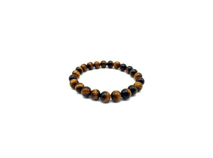 Bracelet en oeil de tigre 8 mm