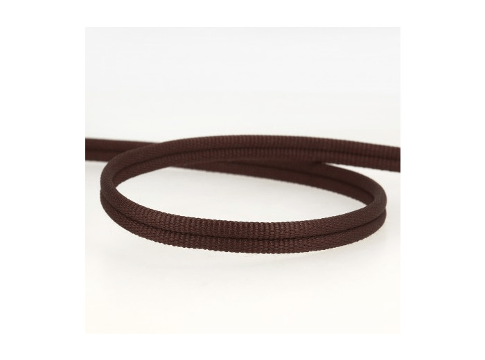 Double passepoil 518 Marron C61 9mm 100%polyester le mètre