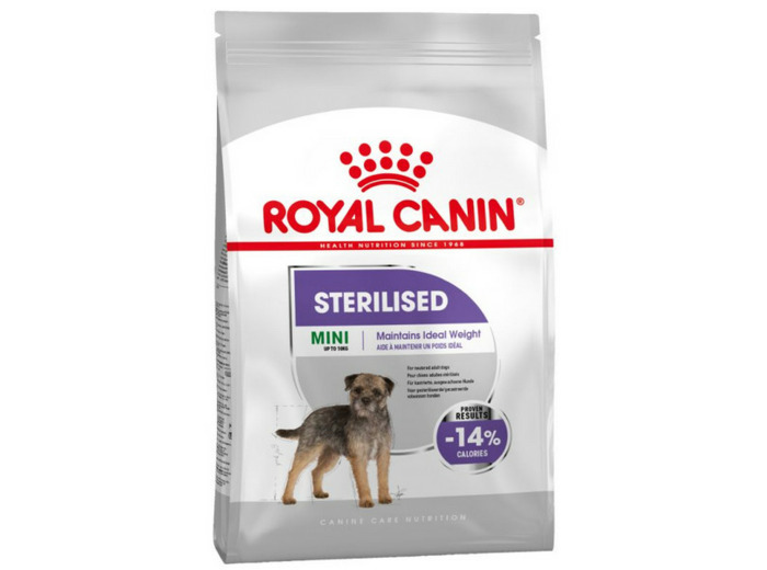 royal canin mini sterilised - 3 formats