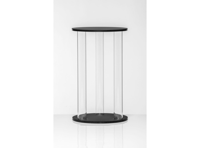 Tabouret 3 tubes noir