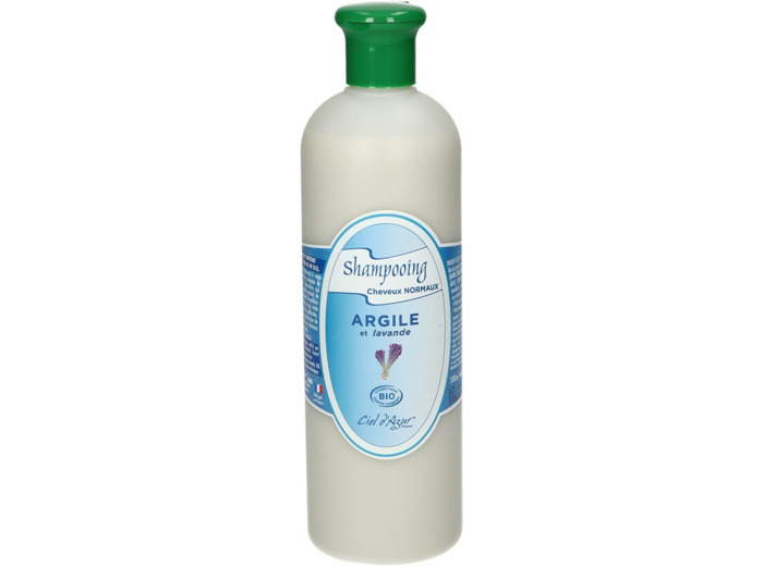 Shampooing cheveux normaux argile 500ml CIEL D AZUR LABS