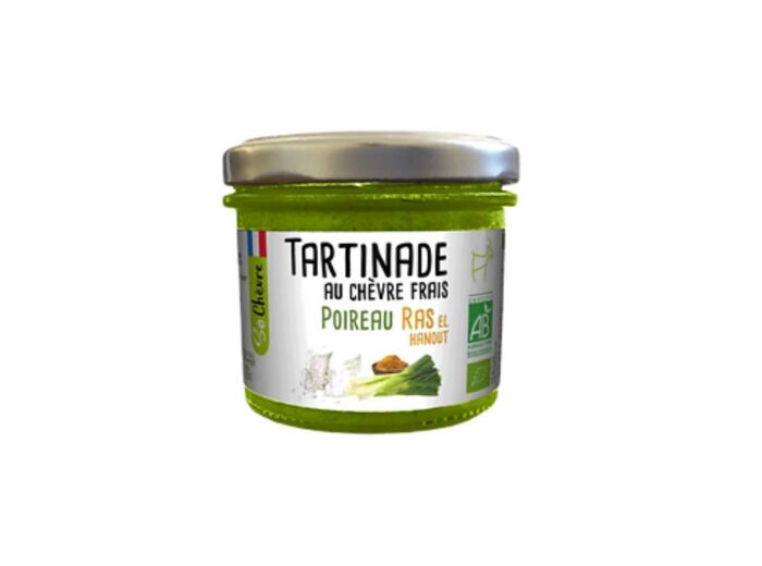 Tartinade au chèvre frais Poireau et Raz el Hanout Bio