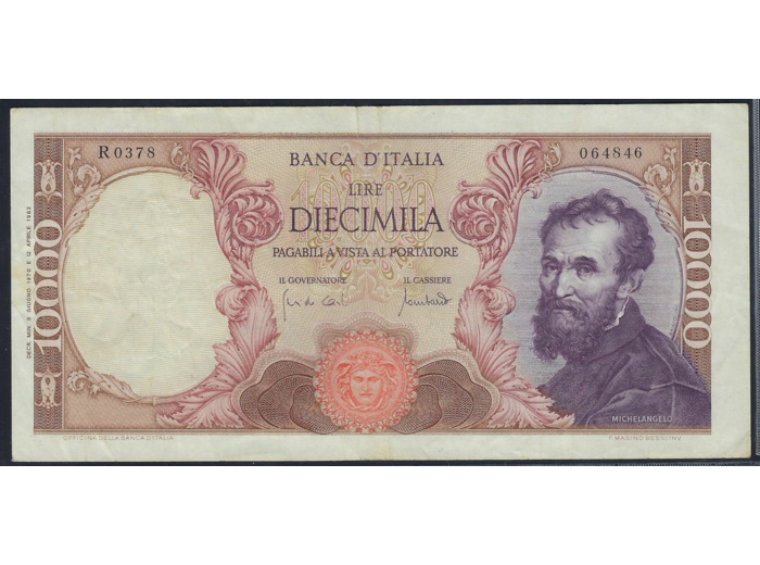 ITALIE 10000 LIRE 8-6-1970 R0378 TTB