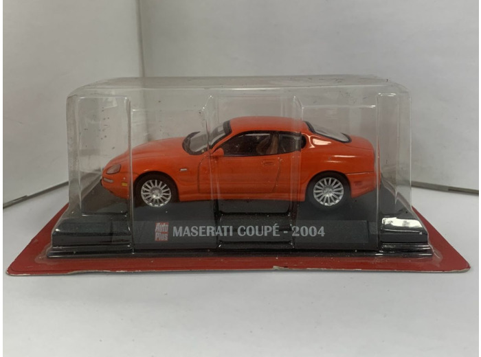 MASERATI COUPE 2004 ROUGE AUTO PLUS 1/43 BOITE D'ORIGINE