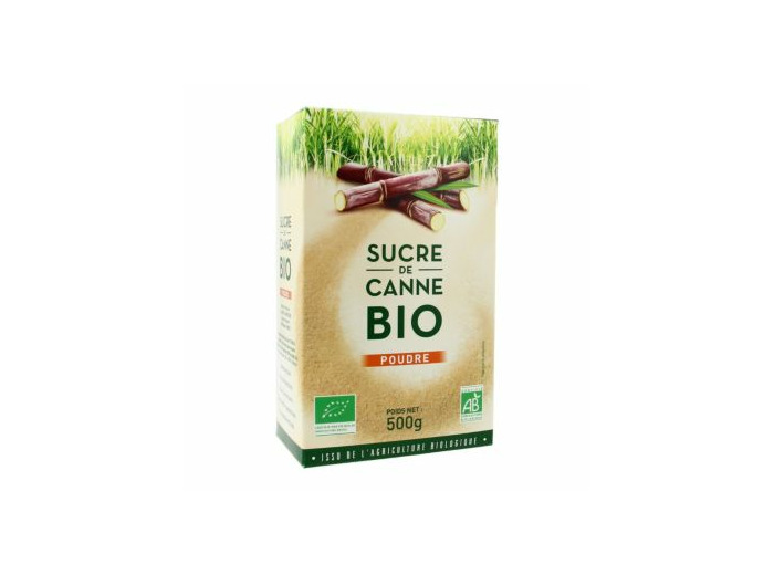 Sucre de Canne Bio en poudre-500g-Loiret & Haëntjens