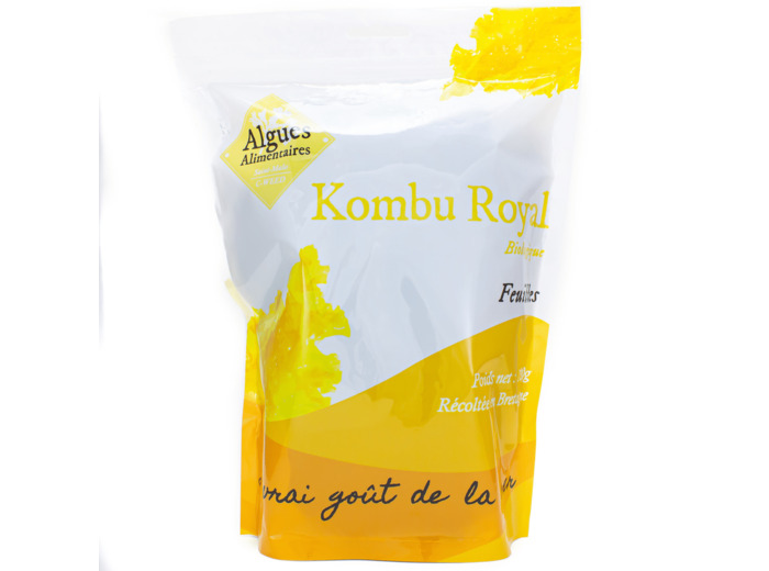 Kombu Royal Feuilles Récoltées en Bretagne Bio 100g