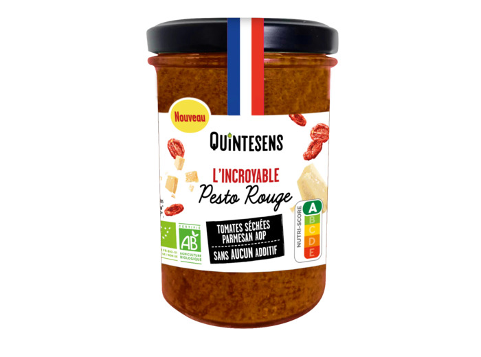 L'incroyable Pesto rouge Bio-190g-Quintesens