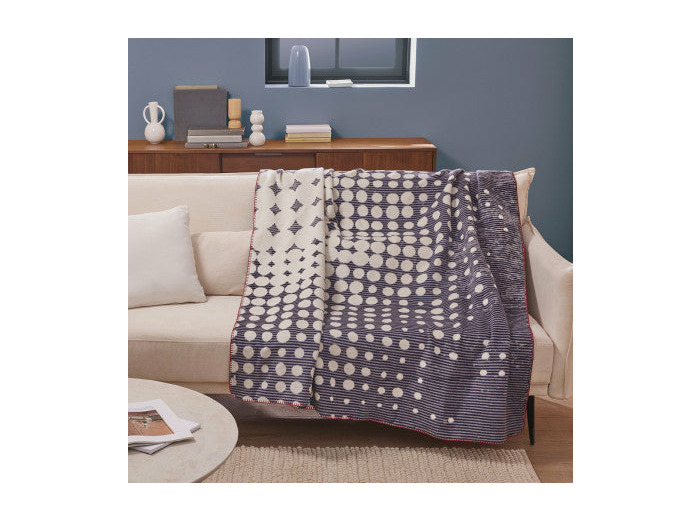 Plaid PUNTO GRIS Garnier-Thiebaut