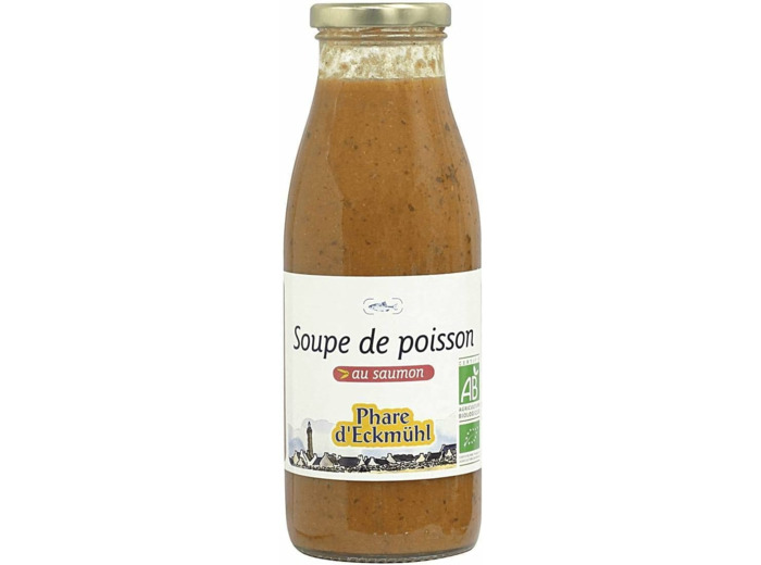 SOUPE POISSON AU SAUMON 500G Phare d Eckmühl