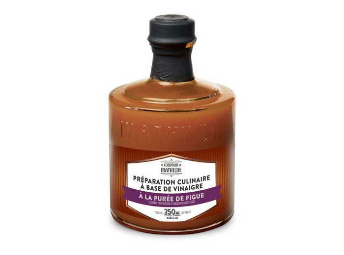 Préparation culinaire à base de Vinaigre à la purée de figue - 250 ML