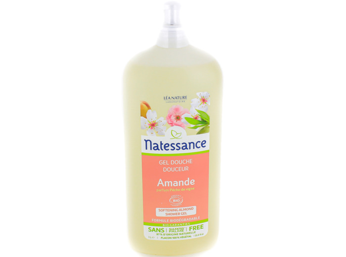 Gel Douche Amande Adoucissante Ecocert Bio 1L