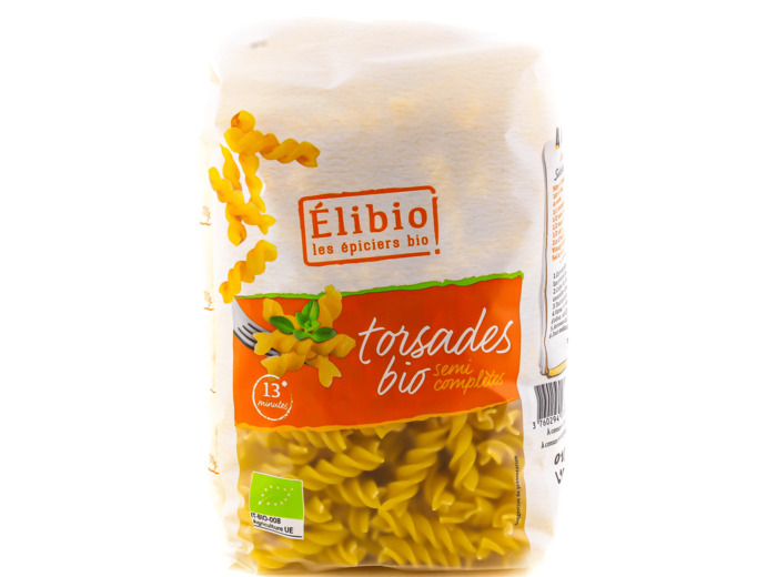 Pates Torsades Semi-Complets Bio 500g
