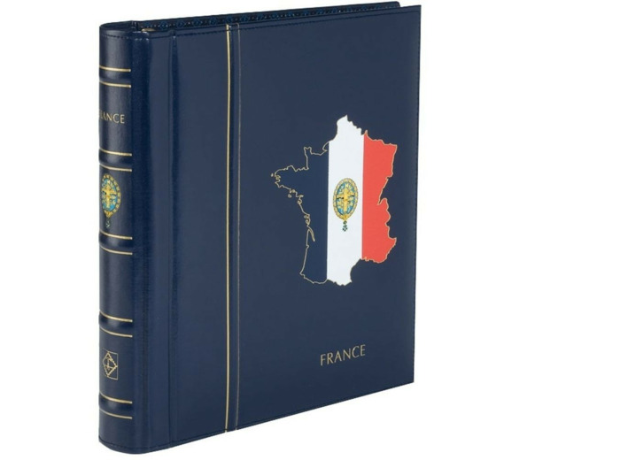 Reliure PERFECT DP + ETUI bleu LOGO FRANCE 303060