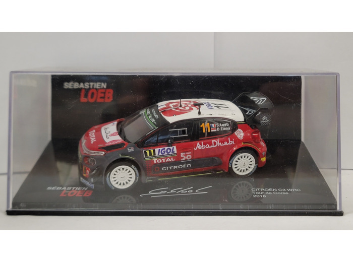 CITROEN C3 TOUR DE CORSE 2018 S. LOEB 1/43 BOITE D'ORIGINE