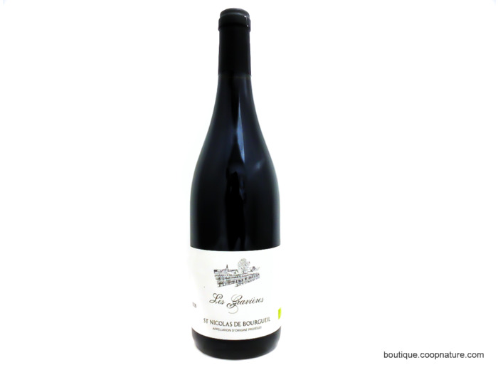 Vin Rouge Les Gravières Bio 75cl