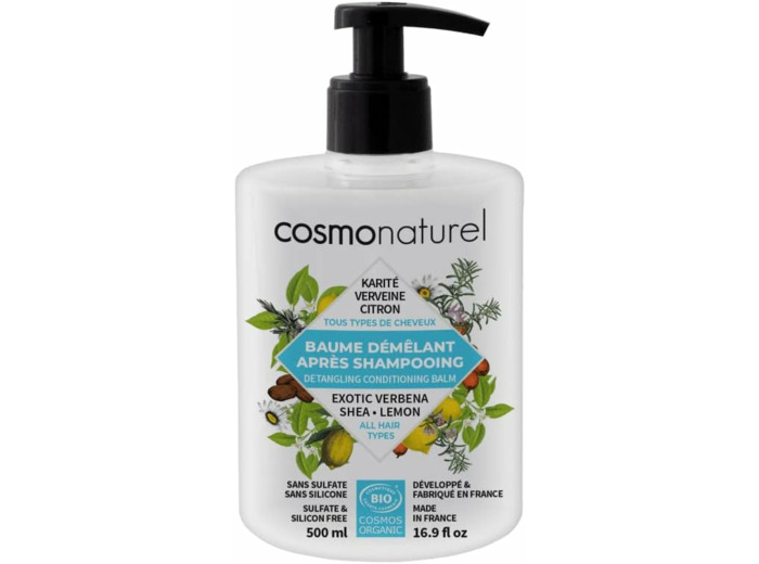 DEMELANT BAUME KARITE VERVEINE CIT 500ML Cosmo Naturel
